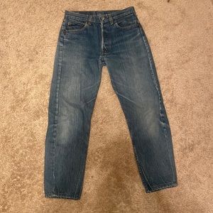 Vintage Levi jeans, in great shape, button fly
